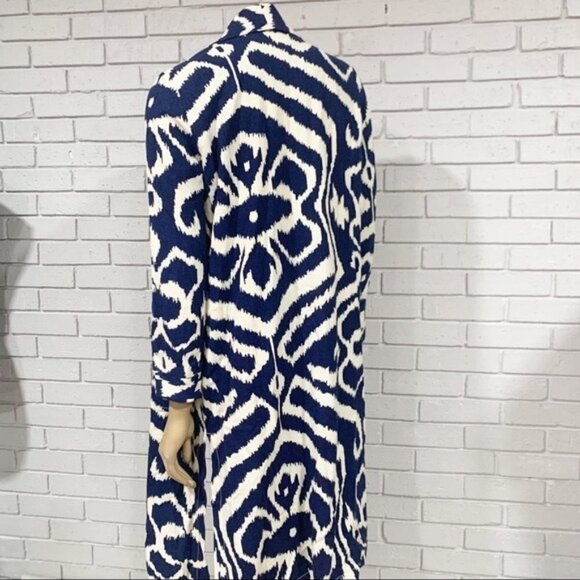 Anthropologie Women’s Blue Motif Robbie Duster‎ Jacket - Picture 9 of 15
